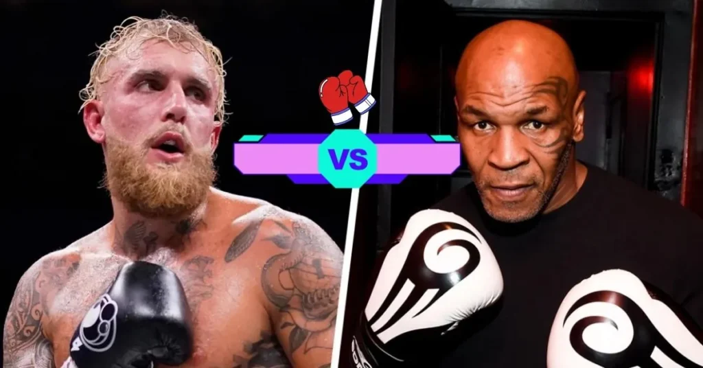 Mike Tyson vs Jake Paul in Live Netflix Boxing Event