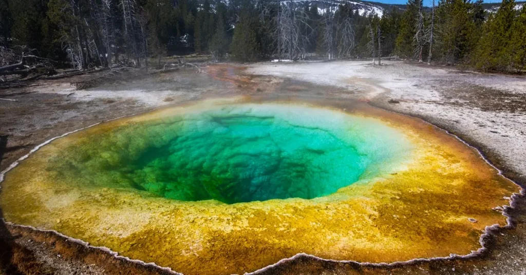 Yellowstone National Park In April