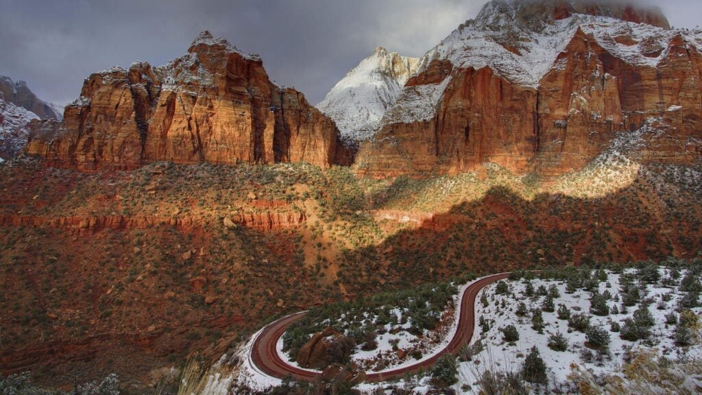 Zion National Park in Winter
