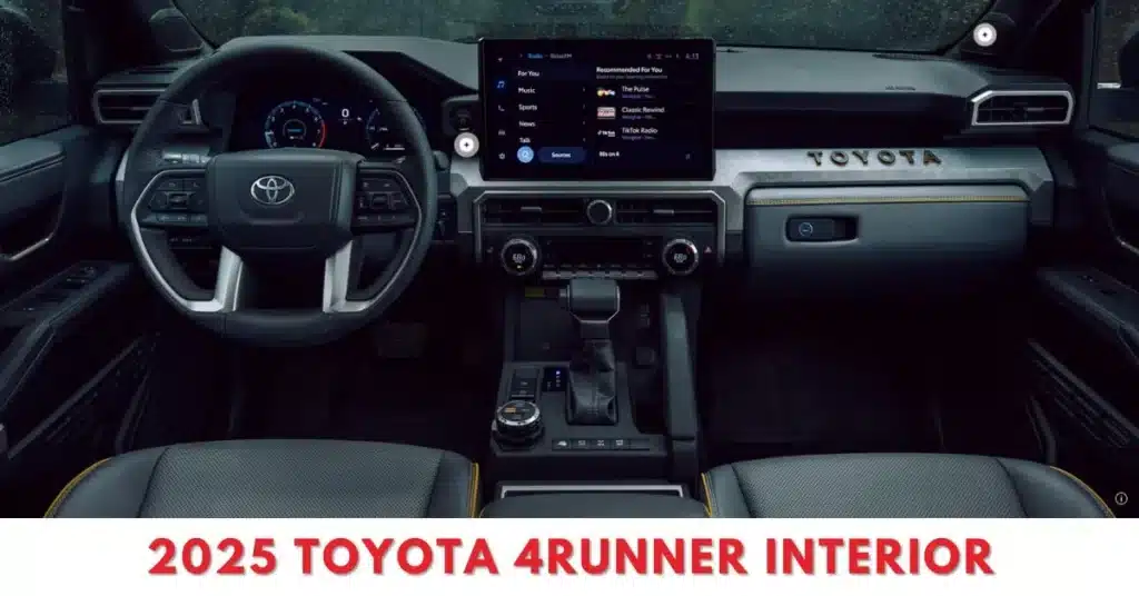 2025 Toyota 4Runner Interior and Cargo