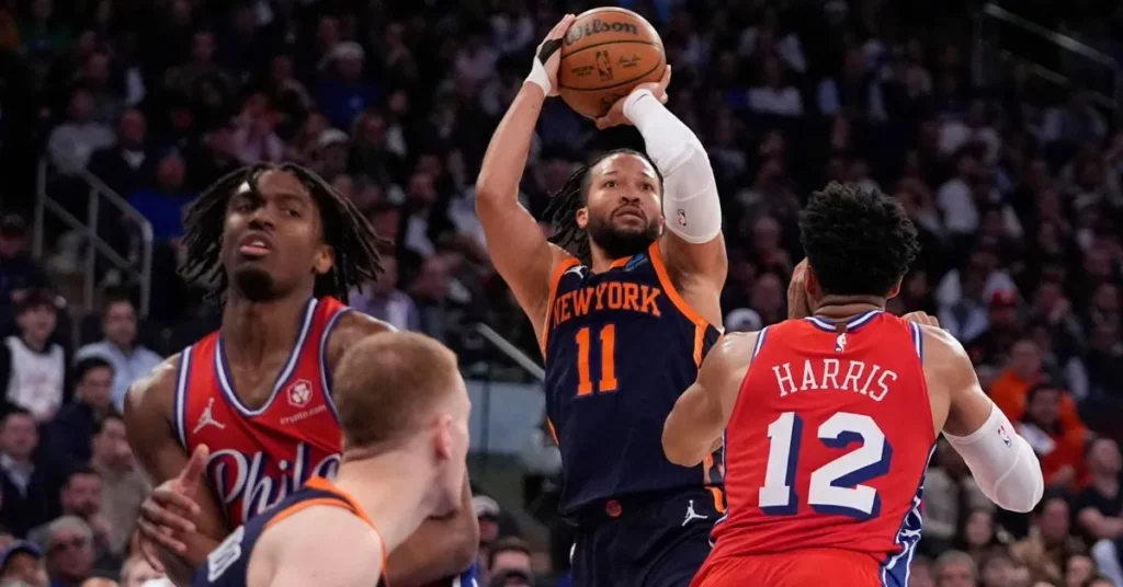 NBA playoffs: Newyork Knicks vs. Philadelphia 76ers, 2-0 lead