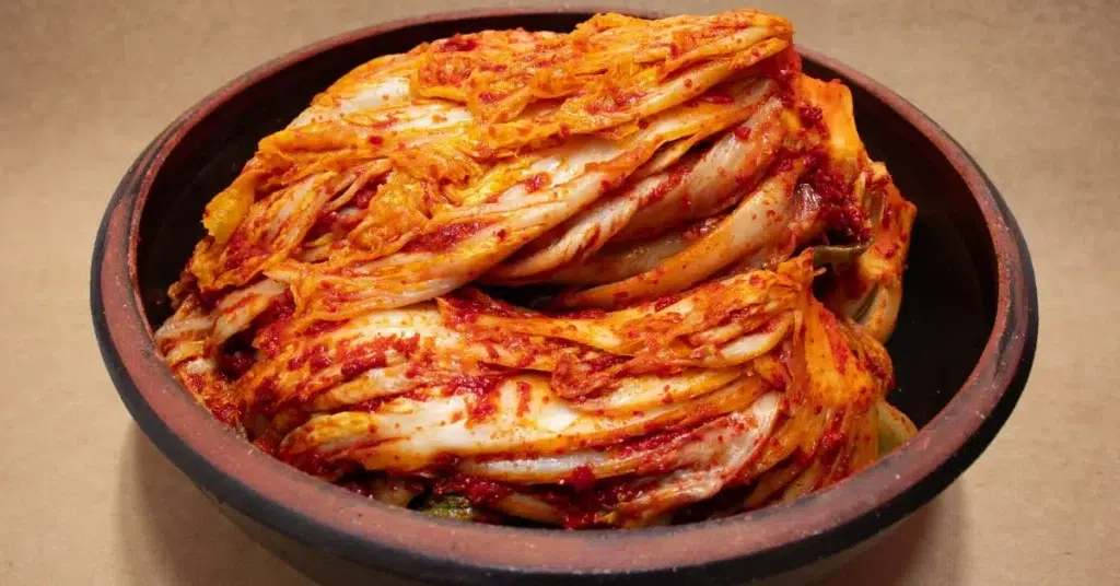 Kimchi is Probiotic rich foods for gut health in summer
