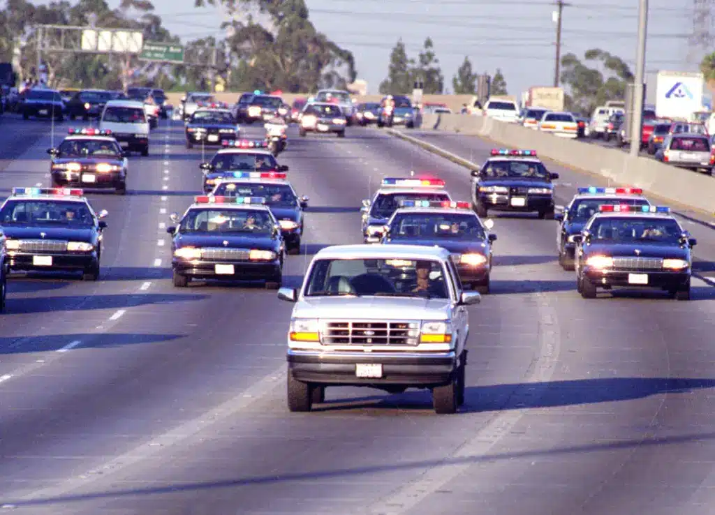 OJ Simpson Car Chase california-highway-patrol-chase