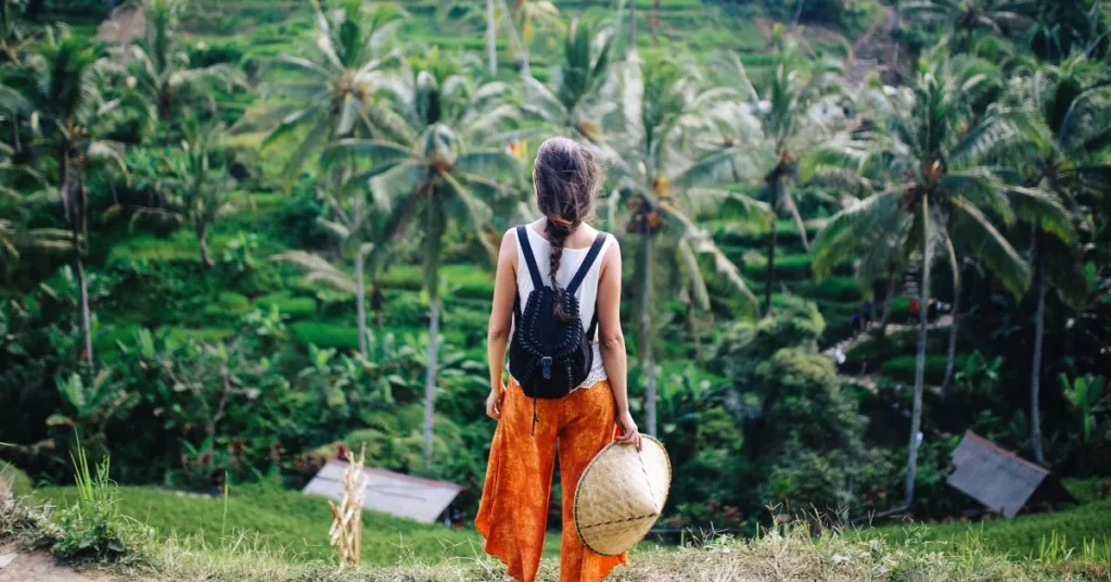 Solo travelers in Bali