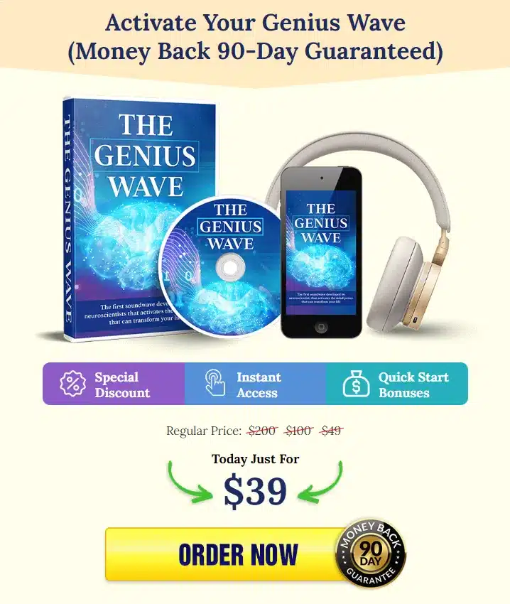 The Genius Wave 2024 - Price, discount, guarantee, and more…